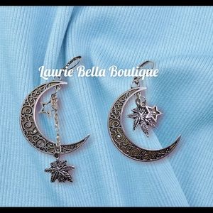 Star ⭐️ and Moon 🌙 and Pot leaf Earrings
